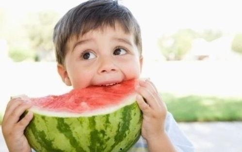 一休吃瓜打广告,夏日清凉好滋味！